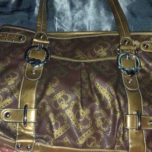 Kathy Van Zeeland Brown Purse